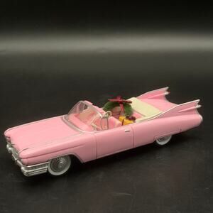 Vintage 1959 Cadillac De Ville Convertible Pink Car 1996 Hallmark Ornament